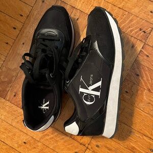Calvin Klein CK Jeans sneakers black women’s retro